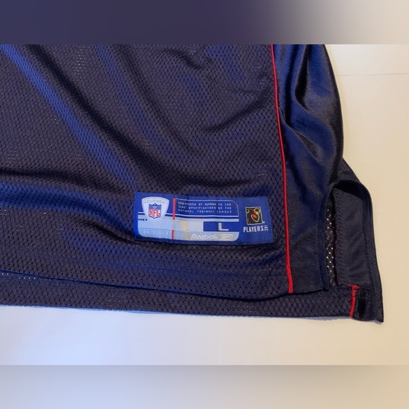 NFL Reebok Players New England Patriots #54 Tedy Bruschi Jersey L Blue - Picture 2 of 6